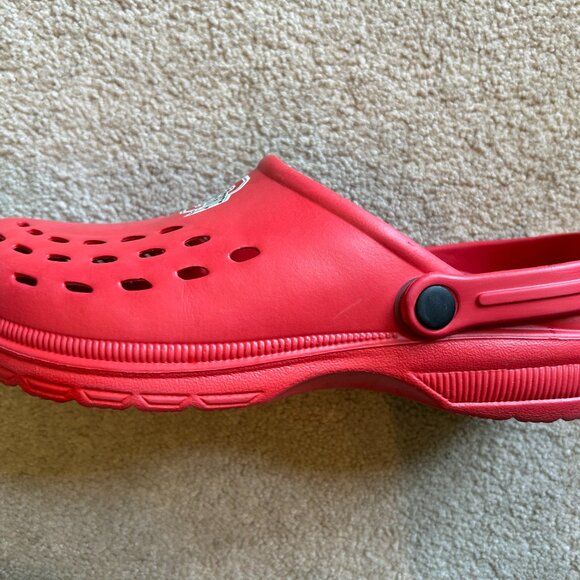 FOCO Ohio State Buckeyes slip on slides clogs Men's Size L 11-12 - Picture 6 of 9